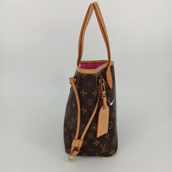 Louis Vuitton x Murakami Monogram Colorful Floral Leather PM Neverfull Tote Bag - Picture 4 of 16